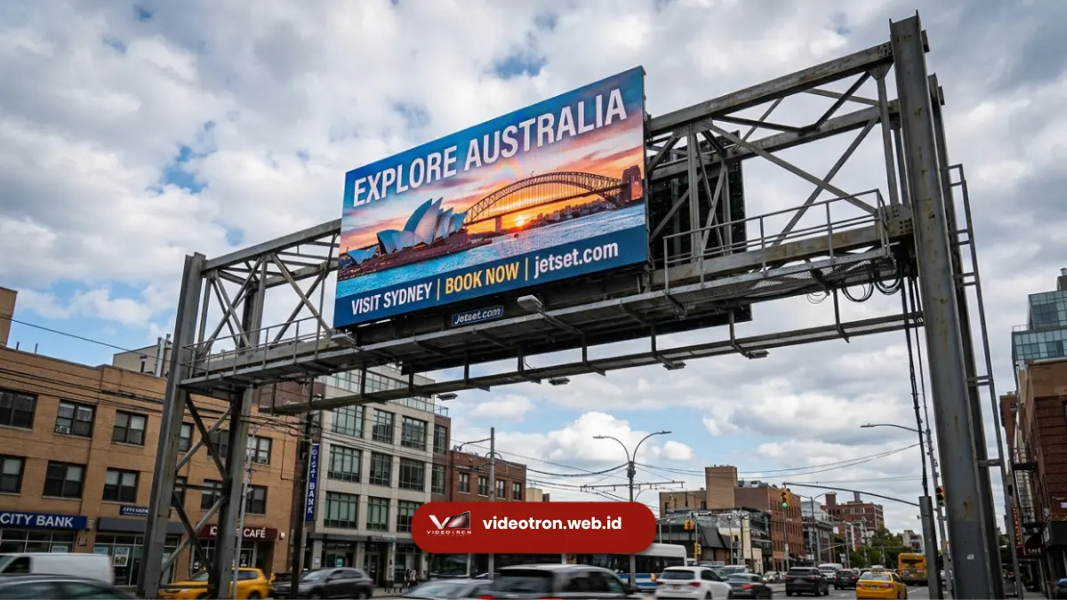 Design Videotron Modular Panel LED untuk Korporat