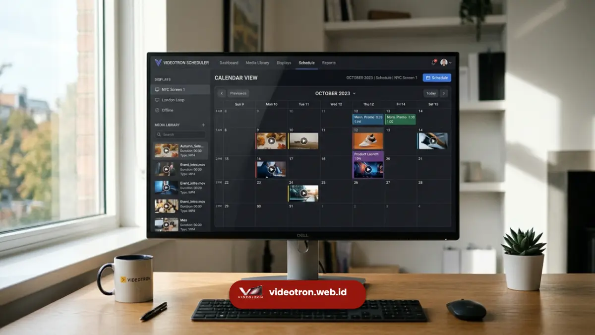 Teknologi dan Cara Kerja Sistem Videotron Informasi Publik
