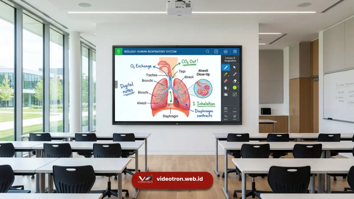 Penerapan Videotron Indoor di Ruang Serbaguna