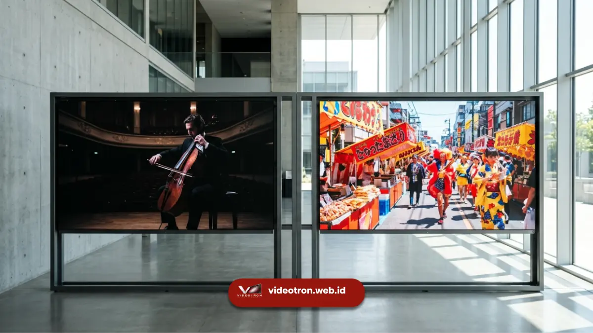 Contrast Ratio Videotron: Kunci Kualitas Warna Layar