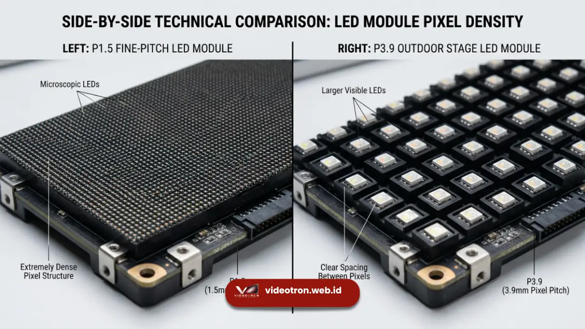 Apa Itu Pixel Pitch? Panduan Memilih Layar LED