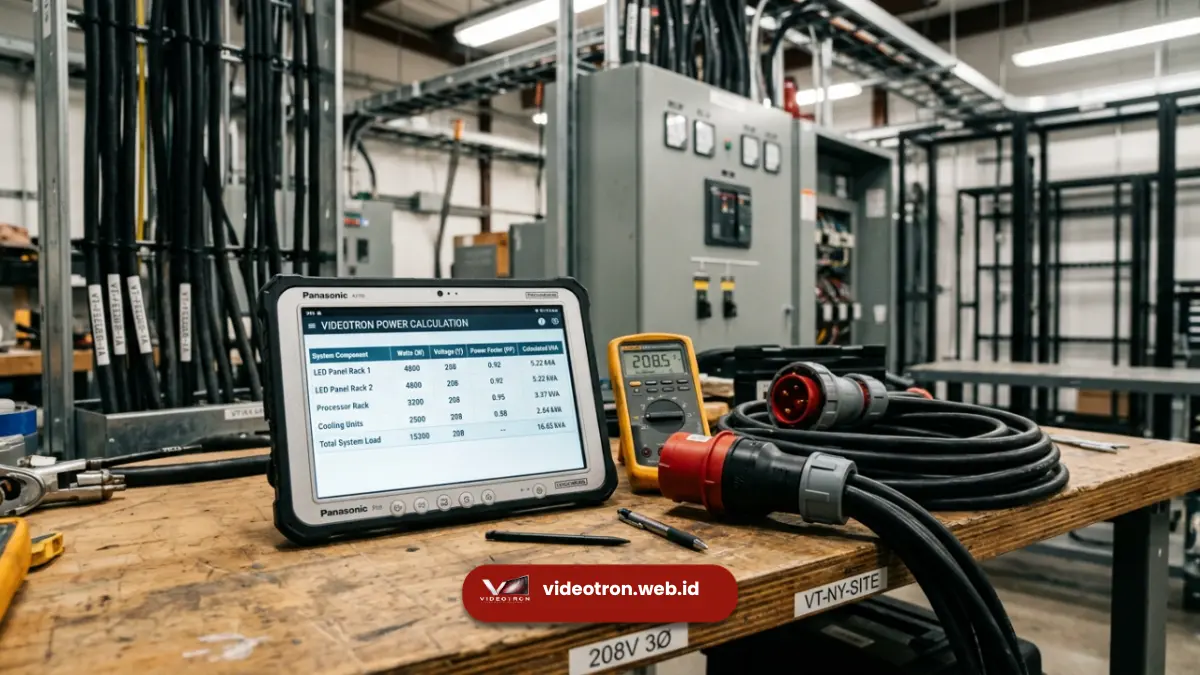 Perhitungan kVA Genset Videotron