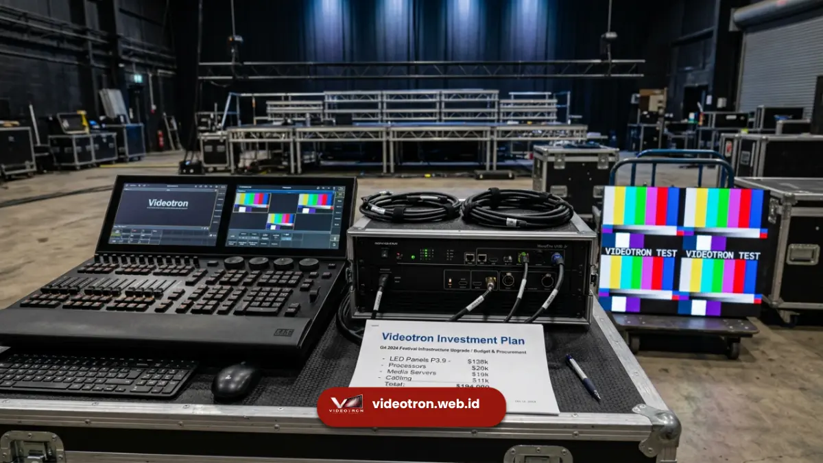 Rincian Biaya Sewa Videotron Konser Standar Profesional