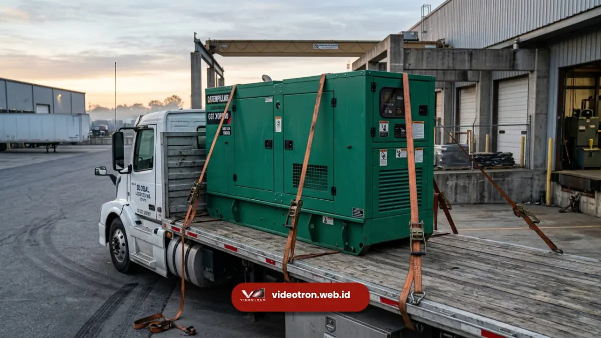 Tim Instalasi Genset Videotron Panggung