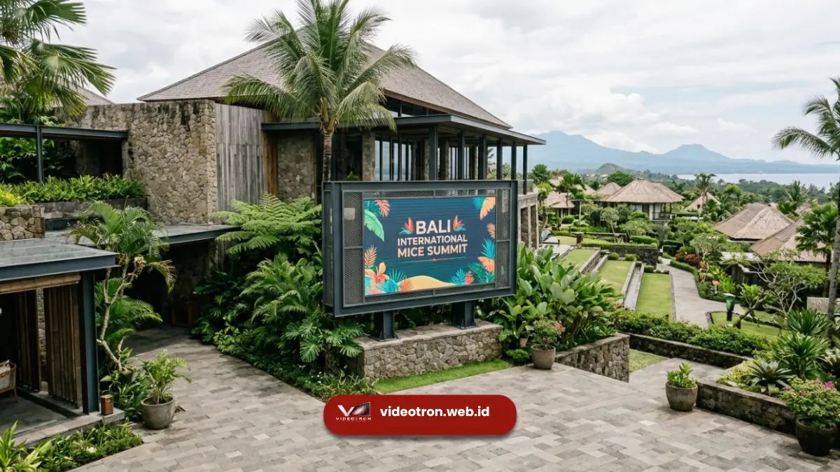 Videotron Bali LED Outdoor Venue Event Beach Resort